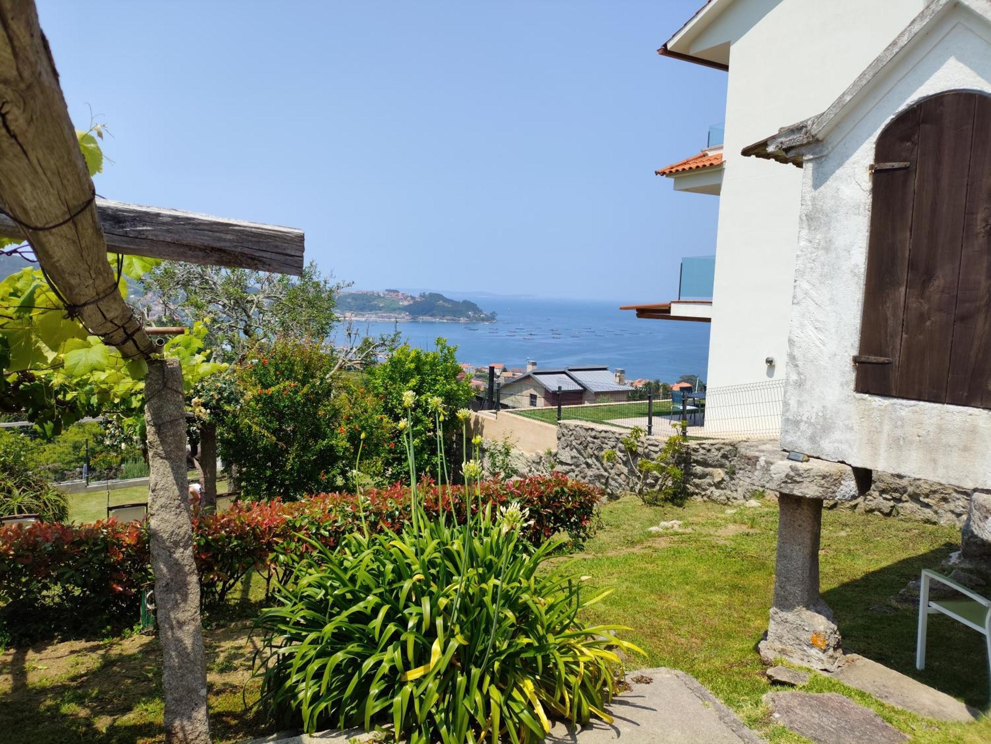 Вилла A Barraca. Casa Con Jardin Y Vistas A La Ria Буэу Экстерьер фото